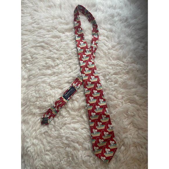 Burberrys Silk Neck Tie Hippo in Bathtub Print - Picture 1 of 7